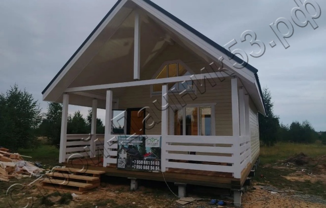 1 Брусовой дом ОД-85, 10x6 м, 60 М², Московская область, Раменский район, КП Континент (5)